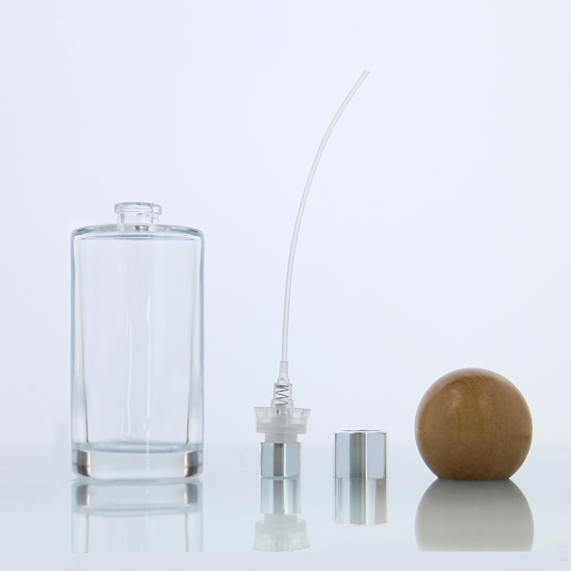 Wood Lid Spray Bottles Manufacturer - 30ml-50ml Fine Mist Glass Perfume Bottles