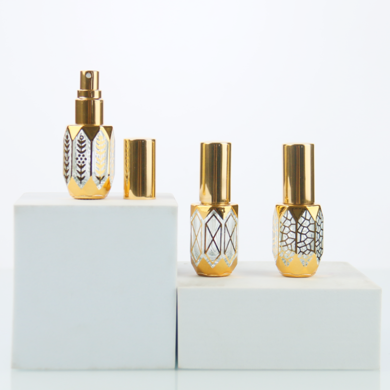 UV Coated Perfume Bottles Supplier - 6ml Arabian Style Glass Spray Bottle