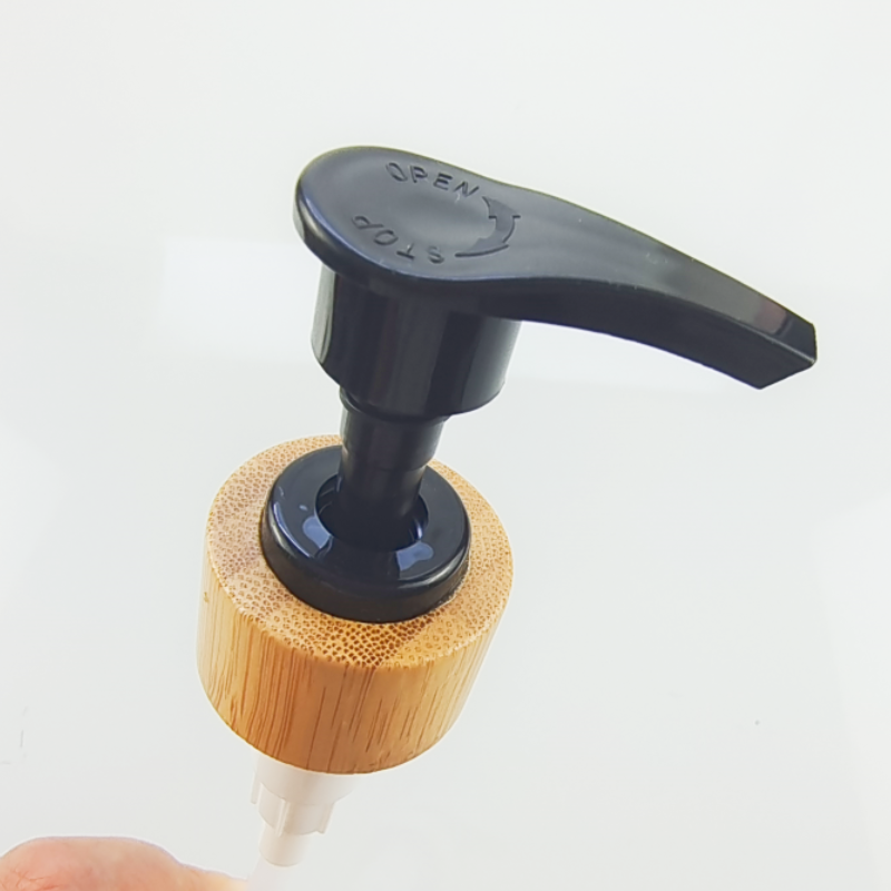 Bamboo Pump Supplier - 20/410-28/410 Black Shampoo Lotion Dispenser Pump