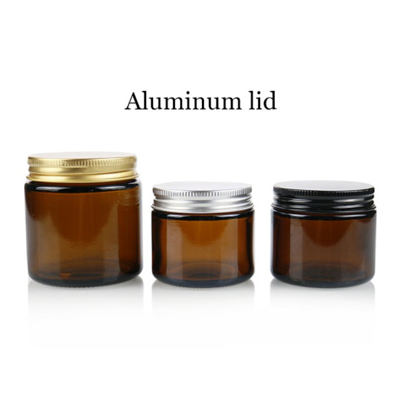 Glass Candle Jars Factory - 2oz-16oz Amber Clear Candle Making Jars