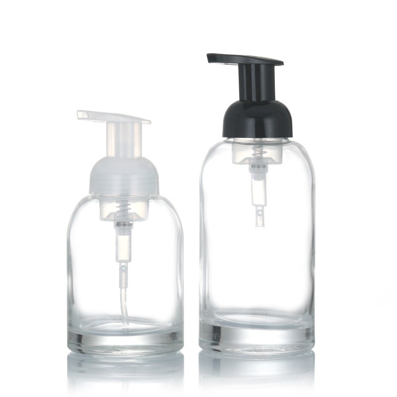 Glass Soap Bottles Manufacturer - 250ml-375ml Foaming Pump Dispenser