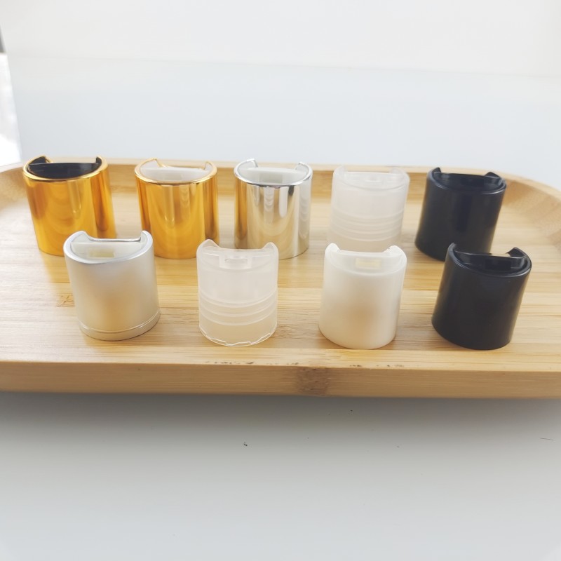 Plastic Bottle Cap Supplier - 20/410-28/410 Twist Top Gold Disc Cap