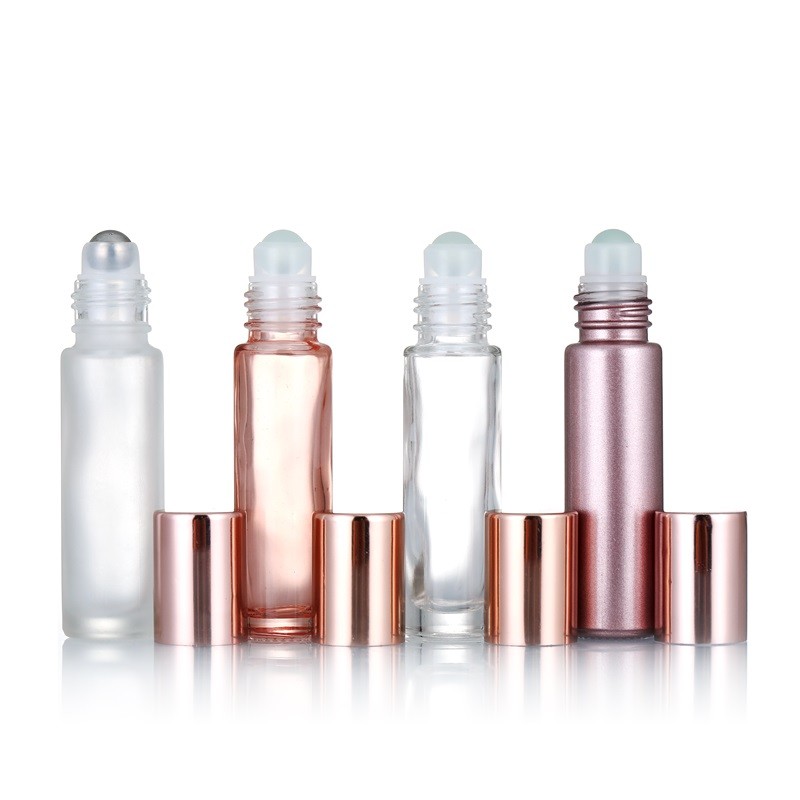 Rose Gold Roll On Bottles Supplier - 5ml-10ml Essential Oil Glass Bottles