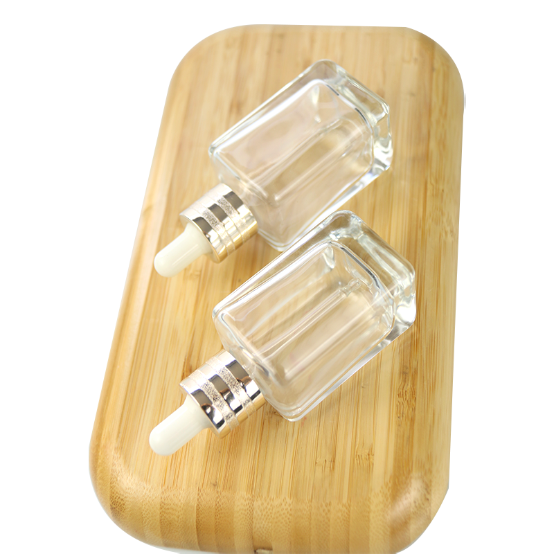 Square Glass Dropper Bottles Factory - Luxury 30ml-50ml Essential Oil Bottles