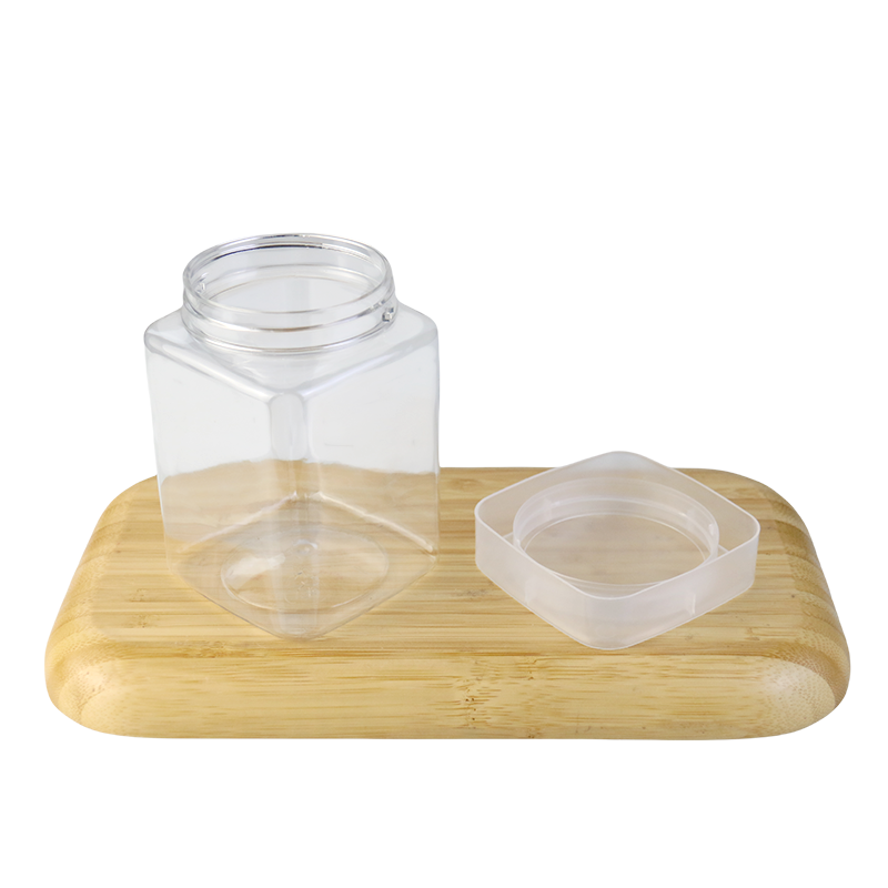 Square Plastic Jars Factory - 250ml-360ml Food Grade Plastic Pot