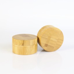 Bamboo Cosmetic Jars Manufacturer - 15g-50g Organic Plastic Cream Jars