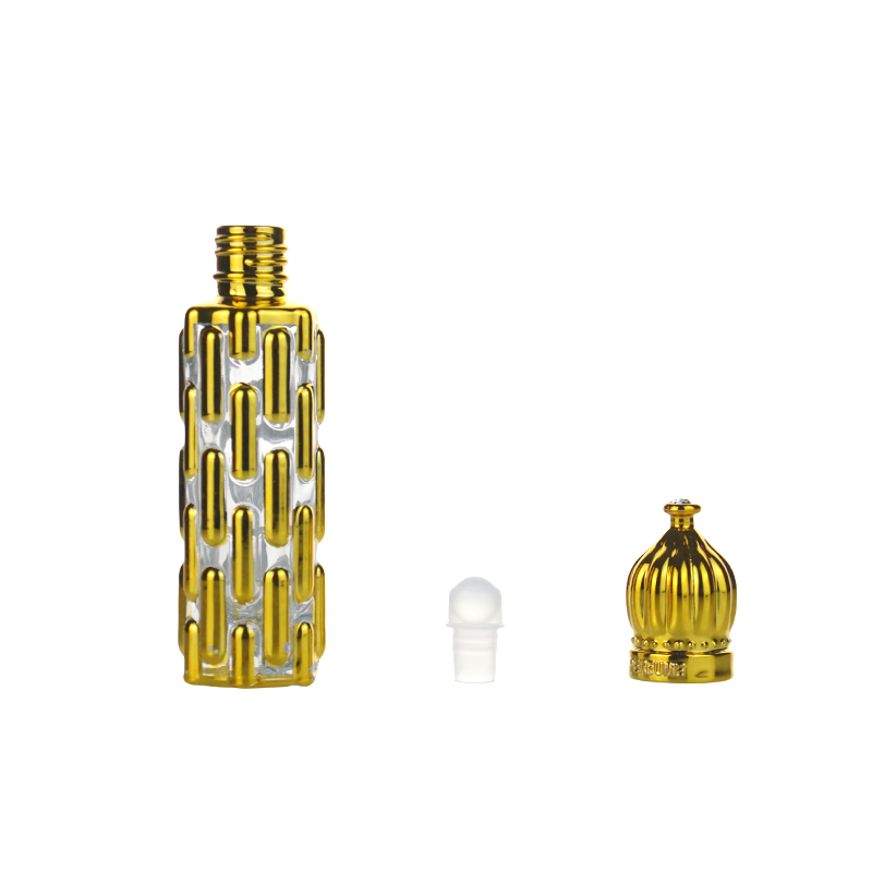 Gold Roll On Bottles Factory - 10ml Arabian Oud Essential Oil Bottles