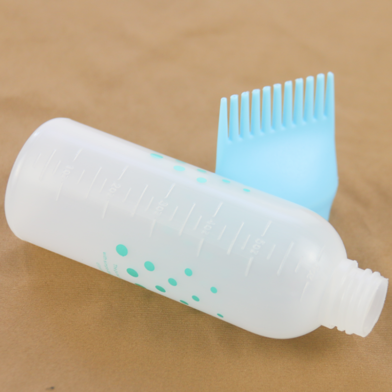 Hair Oil Dispenser Manufacturer - 180ml Salon Applicator Bottle with Brush