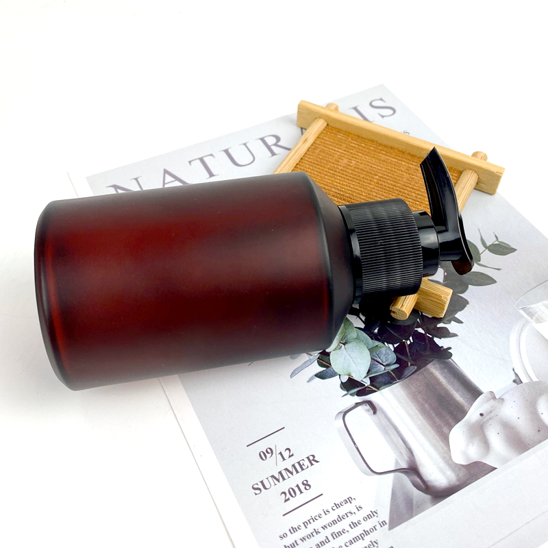 Foundation Glass Bottles Factory - 15ml-125ml Frosted Matte Green Lotion Bottles