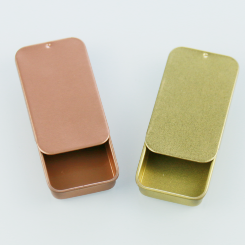 Metal Gift Box Supplier - 10g-20g Small Rectangle Printed Tin Box