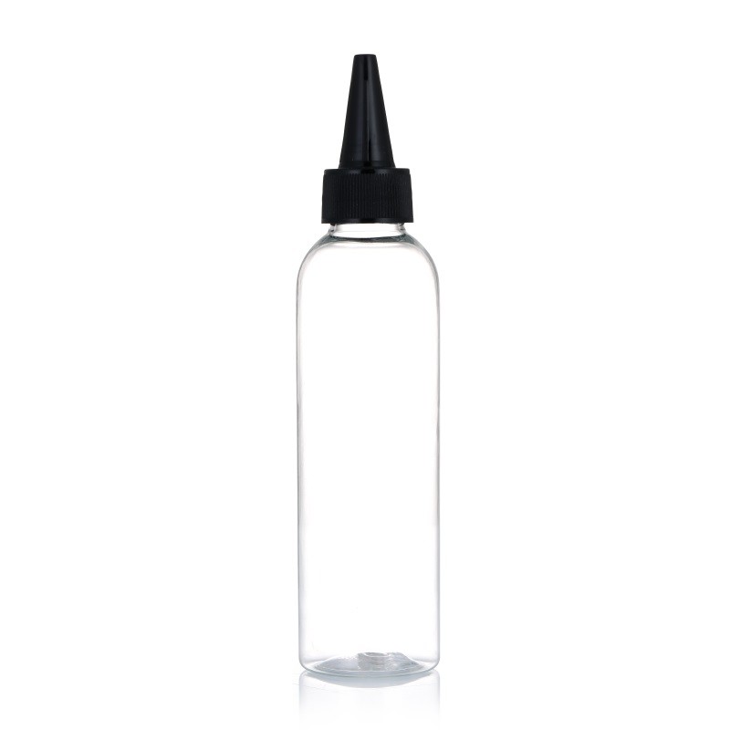 Plastic Pet Bottles Manufacturer - 60ml-250ml Amber Clear Blue Hair Oil Bottles