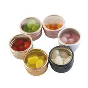 Aluminum Container Factory - 10ml Lip Balm Cream Jar with Clear Window