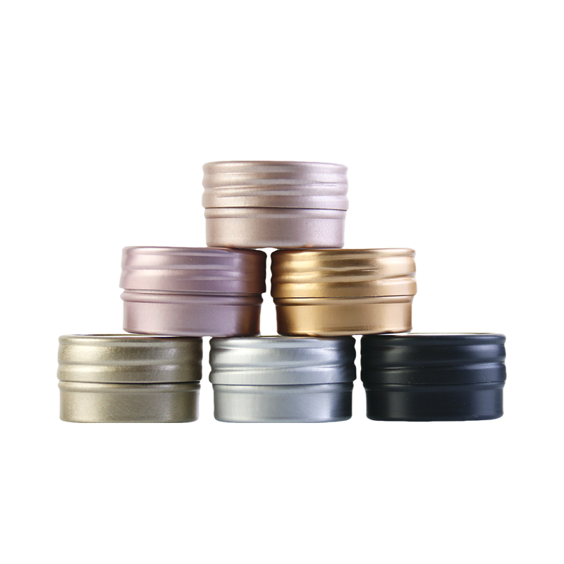 Aluminum Container Factory - 10ml Lip Balm Cream Jar with Clear Window