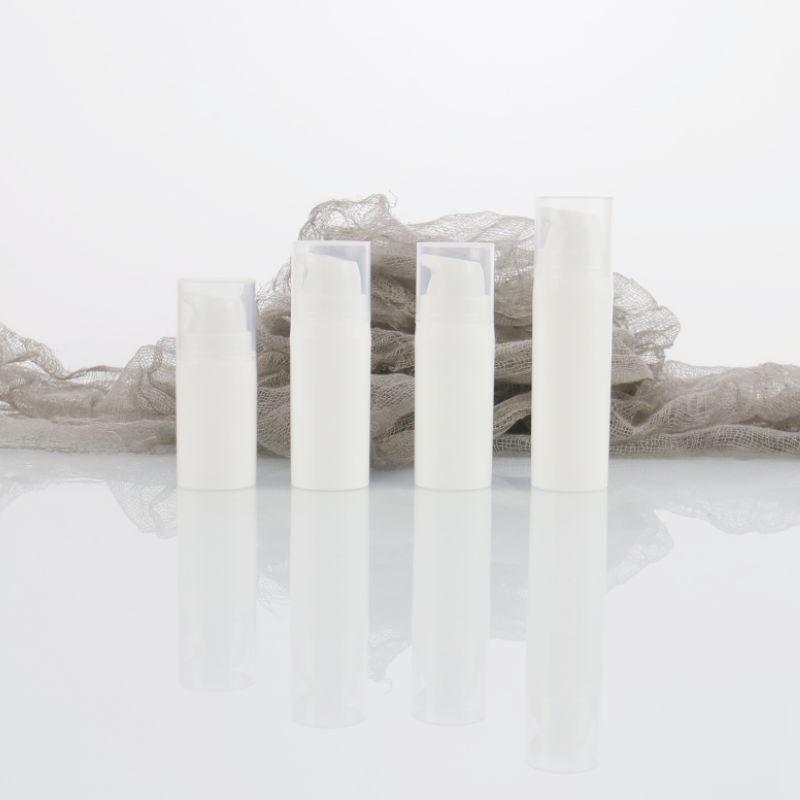 Airless Cream Bottles Factory - 5ml-15ml White Plastic Travel Pump Bottles