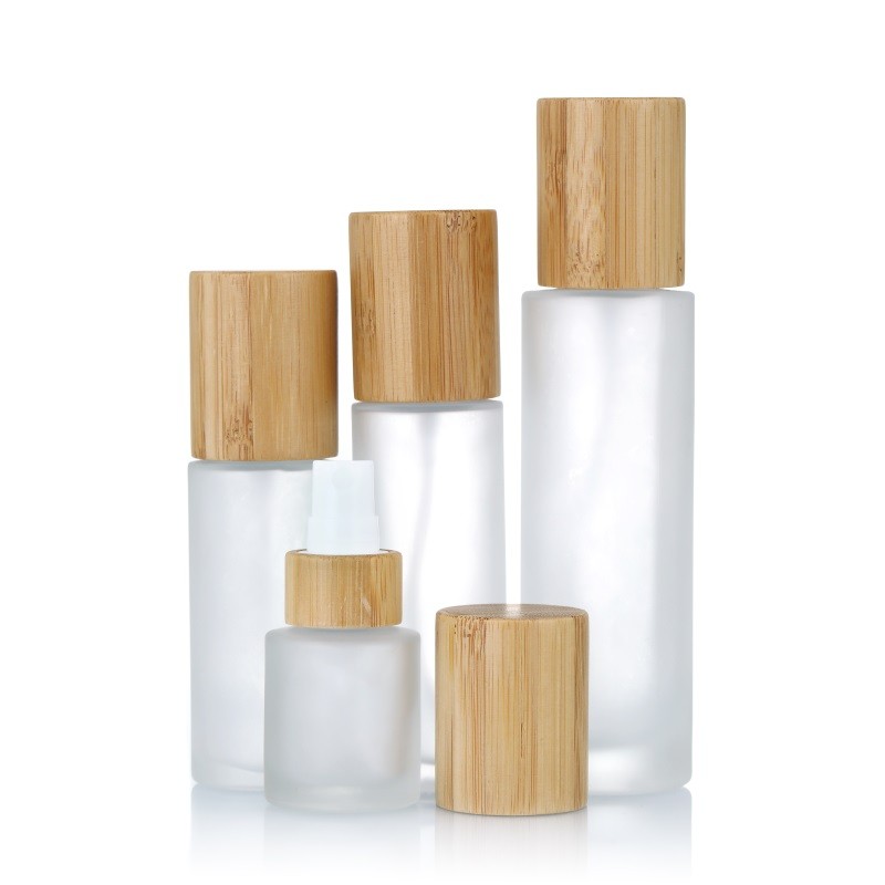 Bamboo Spray Bottle Supplier - 20ml-120ml Bamboo Pump Bottle with Cap
