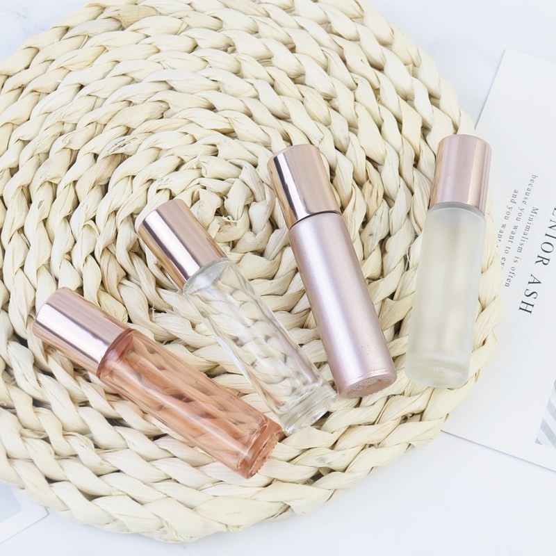 Rose Gold Roll On Bottles Supplier - 5ml-10ml Essential Oil Glass Bottles