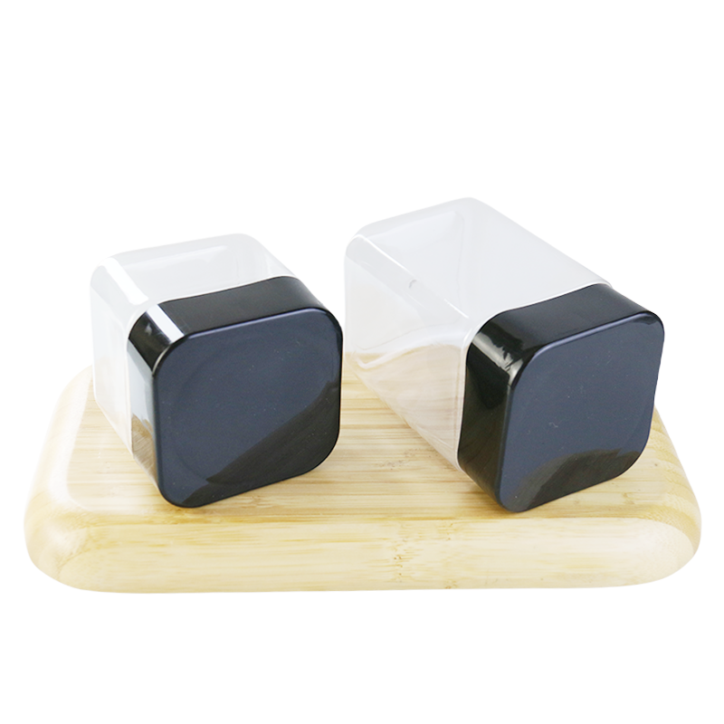 Square Plastic Jars Factory - 180ml-360ml Food Candy Tea Plastic Jars