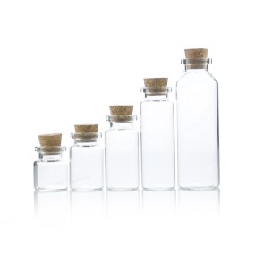 Mini Glass Jar Factory - 5ml-30ml Wedding Wishing Jar with Cork