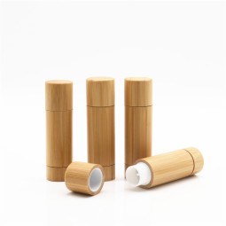 Bamboo Lip Balm Tube Factory - 5g Empty Lipstick Container Lip Balm Stick