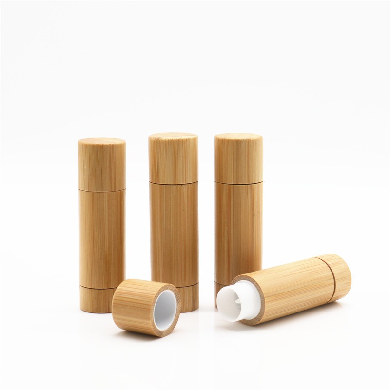 Bamboo Lip Balm Tube Factory - 5g Empty Lipstick Container Lip Balm Stick