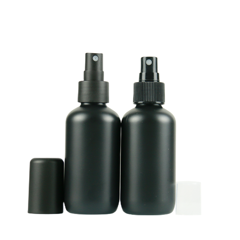 Plastic Spray Bottles Manufacturer - 60ml-120ml Matte Black Fine Mist Bottles