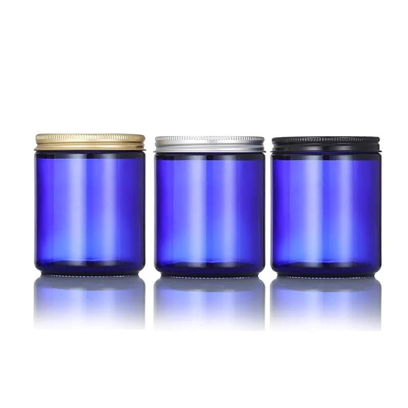 Glass Candle Jars Factory - 2oz-16oz Amber Clear Candle Making Jars