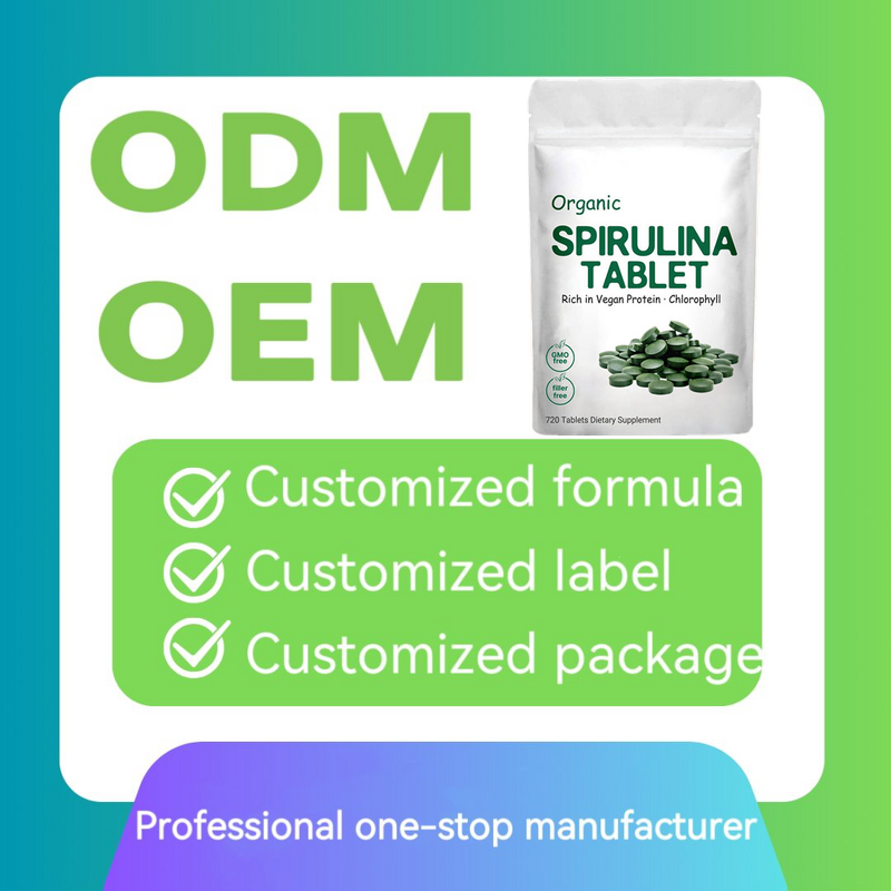 Organic Spirulina Tablets Manufacturer - Vegan Chlorophyll Supplement for Antioxidant & Immune Support