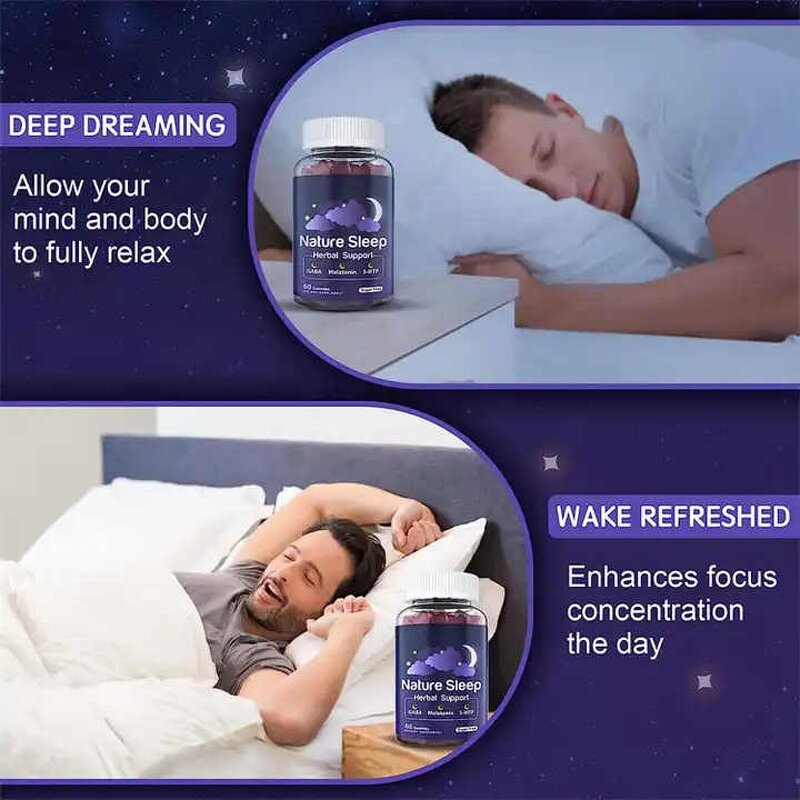 Melatonin Sleep Gummies Manufacturer - Private Label, Sugar-Free with GABA & Magnesium