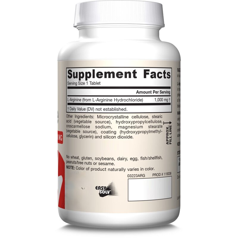 L-Arginine Tablets Manufacturer - OEM Amino Acid Tablets for Blood Flow Support