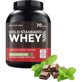Whey Protein Isolate Powder Manufacturer - 90% Gold Standard for Muscle Support, 300g, Custom Flavors