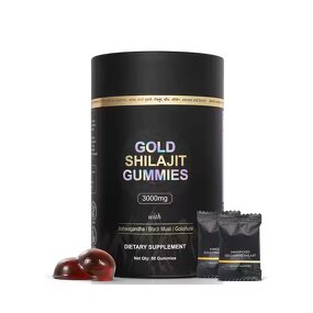 Himalayan Shilajit Extract Gummies Manufacturer - Herbal Health Supplements, Individually Wrapped, No Additives