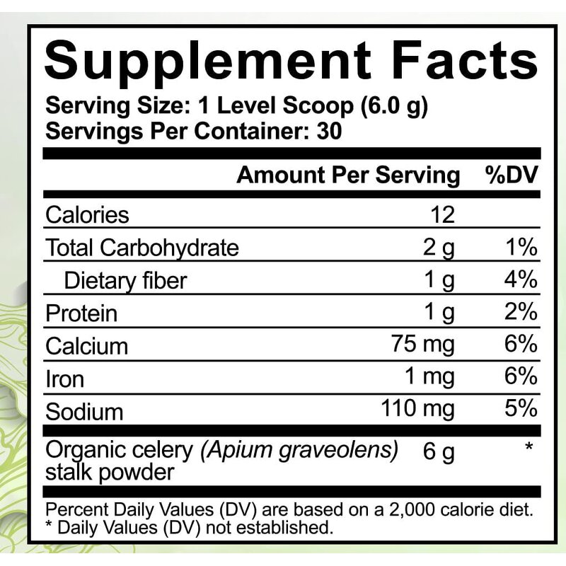 Celery Powder Manufacturer - Detox Cleanse for Gut Health & Antioxidant Support