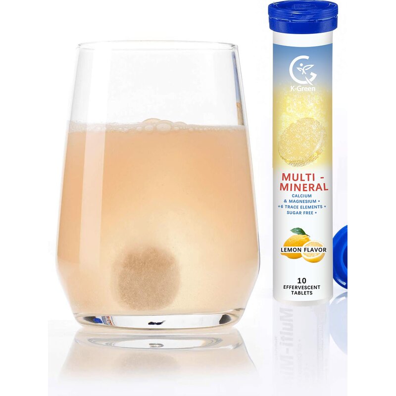 Multi Mineral Effervescent Tablets Manufacturer - Immune Support Supplement with Vitamins A, C, E & Lemon Flavor