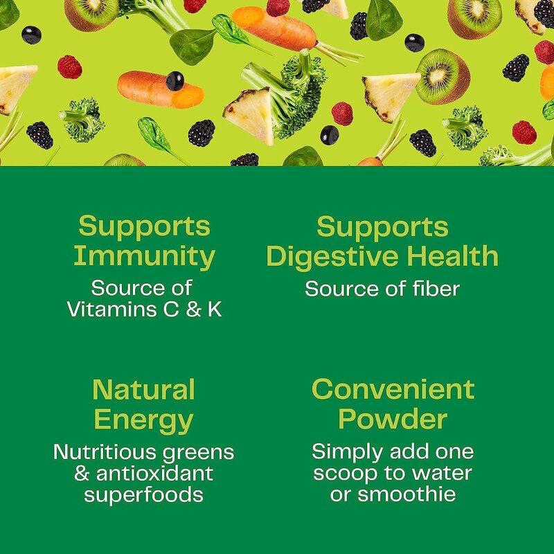 Greens Blend Superfood Powder Manufacturer - Organic Spirulina with Digestive Enzymes & Probiotics