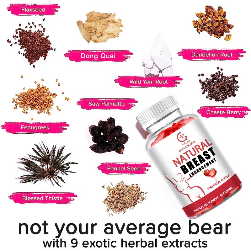 Breast Enhancement Gummies Manufacturer - Natural Curves & Firming Supplement for Women