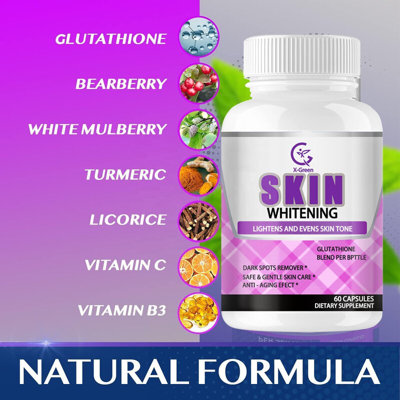 Glutathione Pills Manufacturer - 2000mg Whitening Supplement for Skin Lightening & Dark Spots