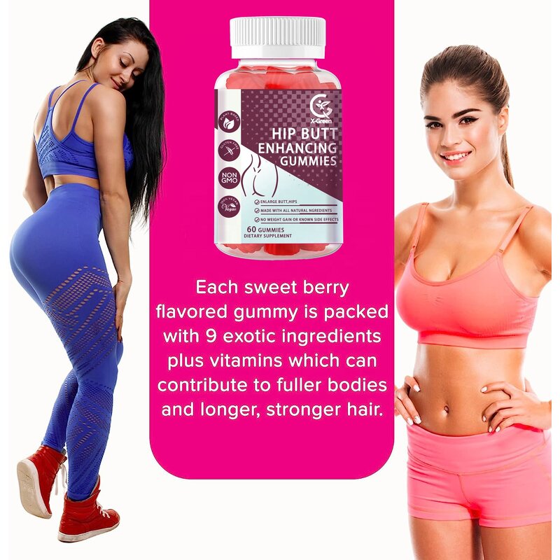 Butt Enhancement Gummies Manufacturer - Custom OEM Formula for Fuller & Firmer Buttocks
