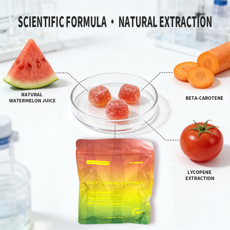 Self Tanning Gummies Manufacturer - Tanning Activator Candy for Beautiful Skin