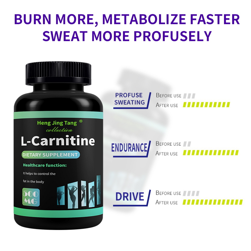 L-Carnitine Manufacturer - HACCP Certified Food Grade Fat Burner Tablets 60 Count
