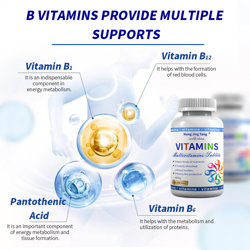 High Content Multivitamin Tablets Manufacturer - Nutritional Supplement for Adult Skin Health Protection