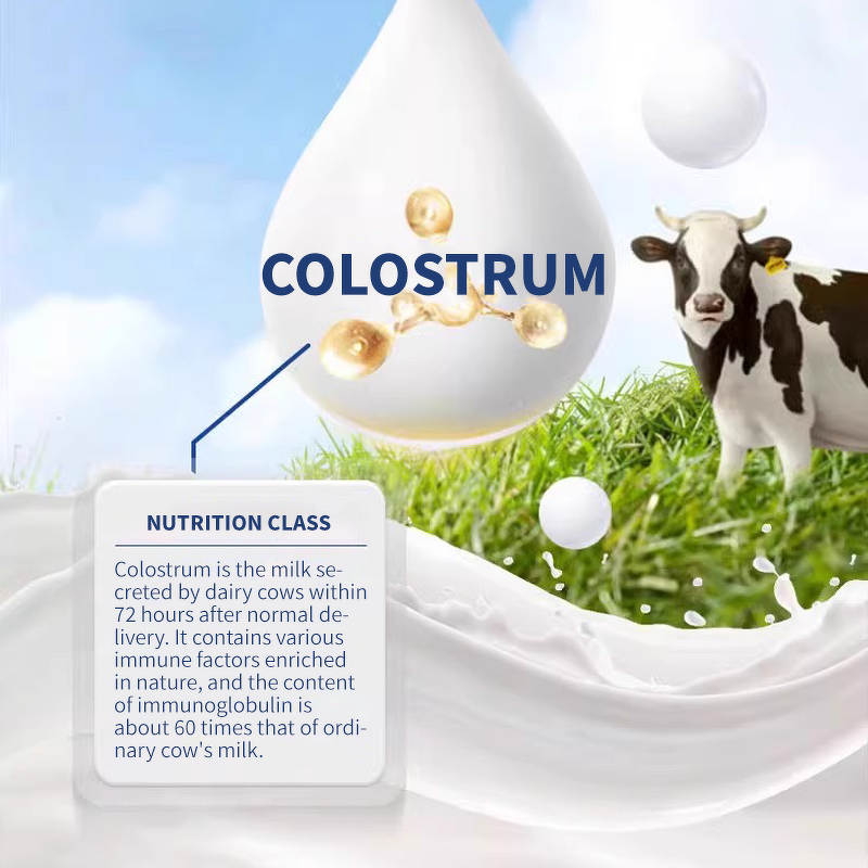 Calcium and Colostrum Tablets Manufacturer - with Probiotics for Intestinal Health and Bone Growth