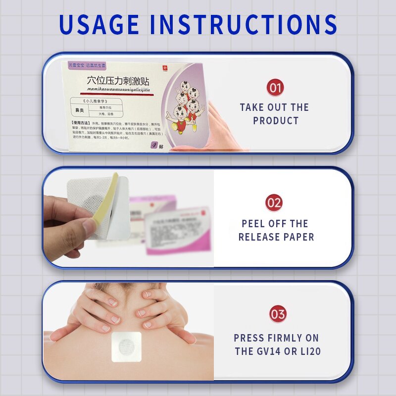 Nasal Acupoint Patch Manufacturer - OEM BreatheEasy Natural Relief for Stuffy Nose & Sinusitis