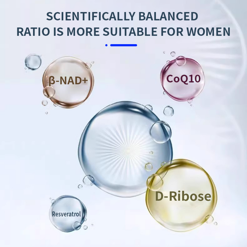 NAD+ Capsules Manufacturer - OEM/ODM Antioxidant Supplement for Women Immune Support