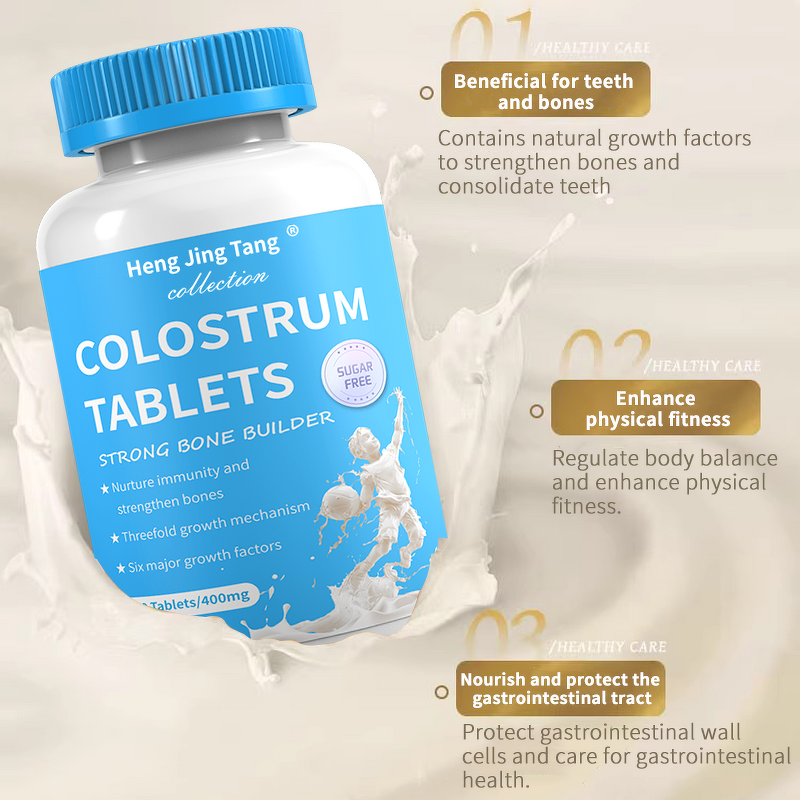 Colostrum Tablets Manufacturer - High Calcium Supplement for Bone & Teeth Health in Milky Flavor