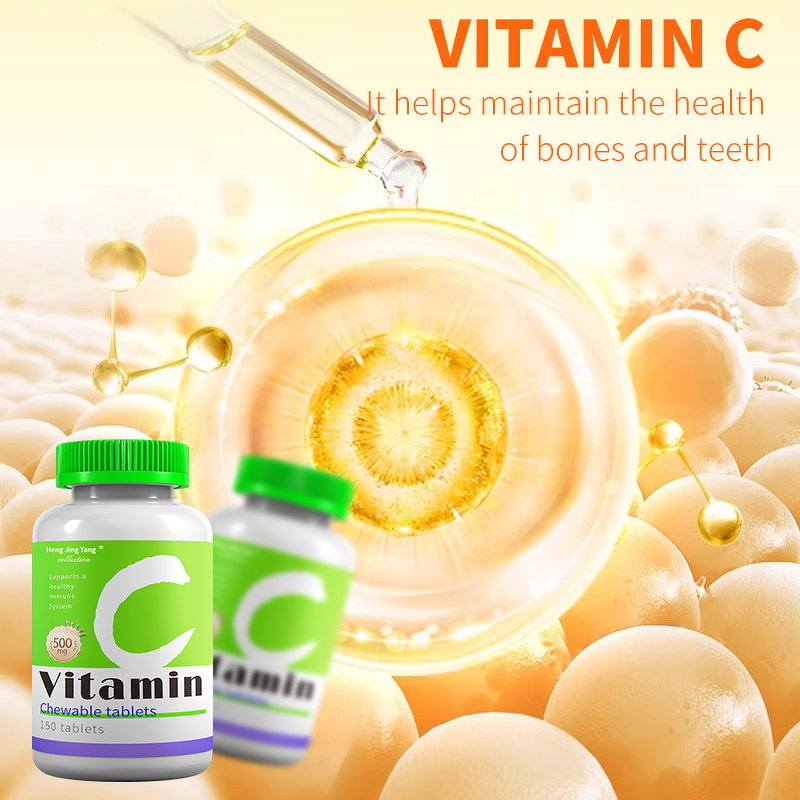 Vitamin C Tablets Manufacturer - Antioxidant Immunity Booster for Adults, 100 Count, GMP Certified