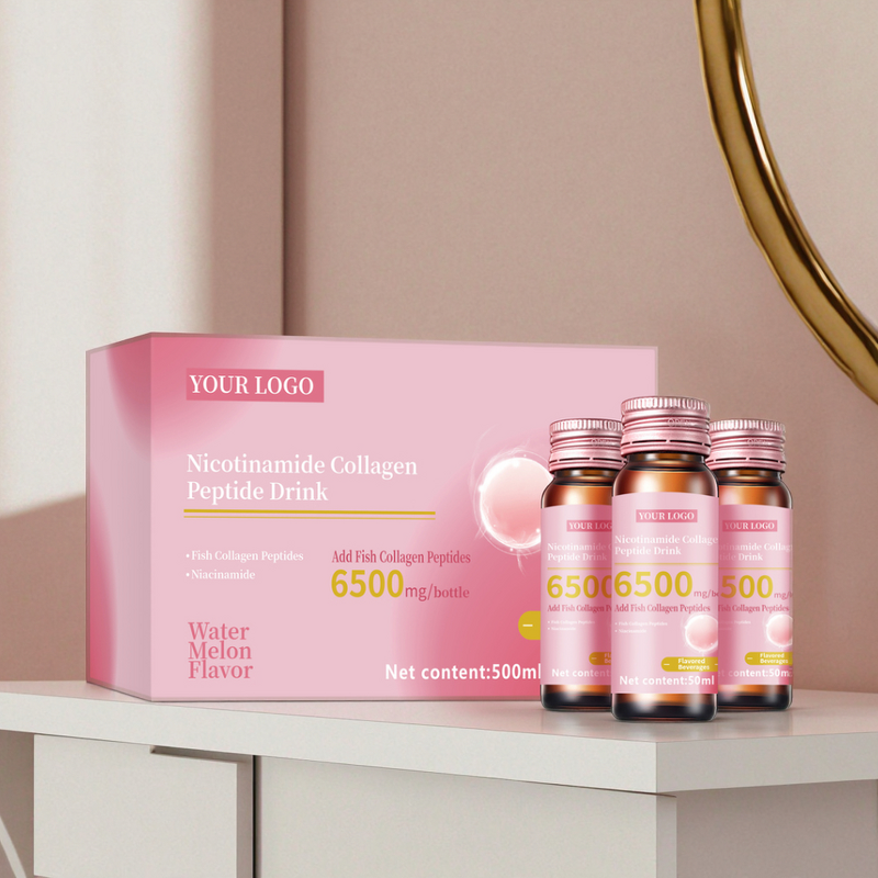 Nicotinamide Collagen Peptide Oral Liquid Manufacturer - OEM/ODM 6500mg Formula for Women & Adults