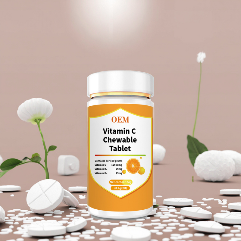 Vitamin C Chewable Tablets Manufacturer - OEM Orange Flavor for Adults, Immunity Support
