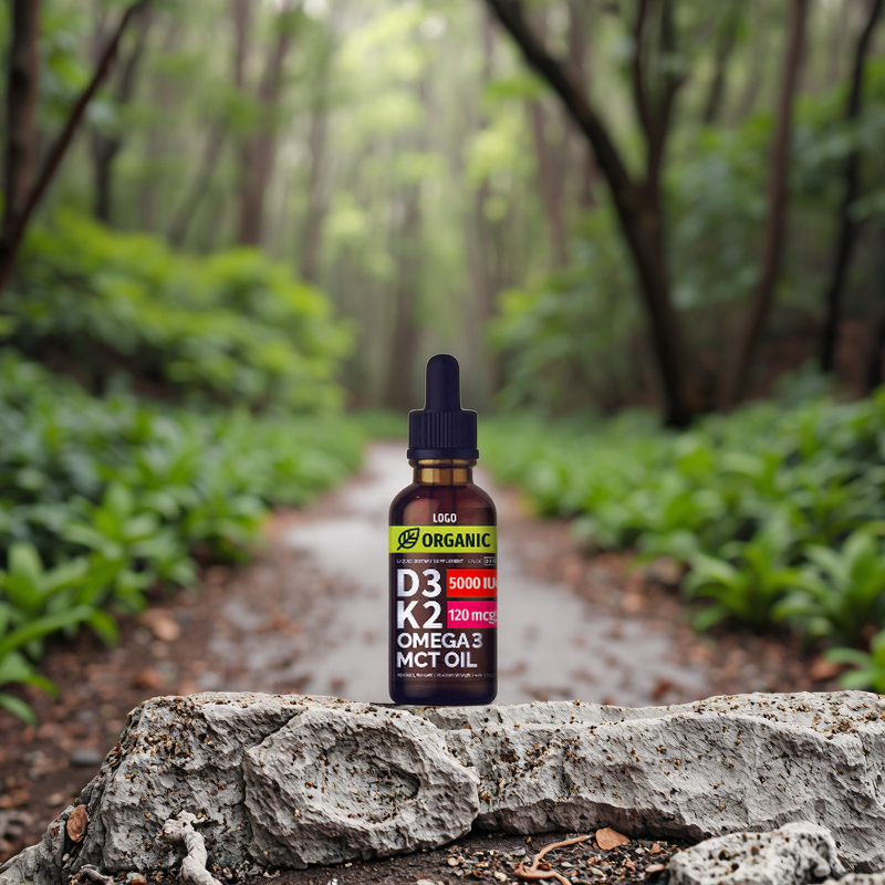 Vitamin D3 K2 Omega 3 Collagen Drops Manufacturer - OEM/ODM/OBM Oral Oil Supplements for Adults