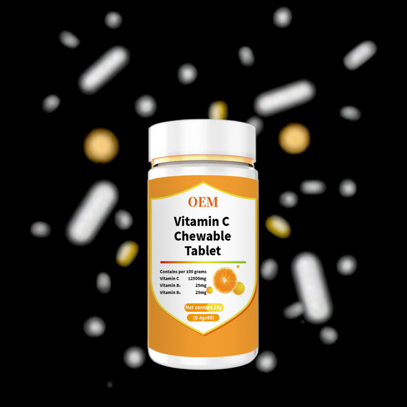 Vitamin C Chewable Tablets Manufacturer - OEM Orange Flavor for Adults, Immunity Support