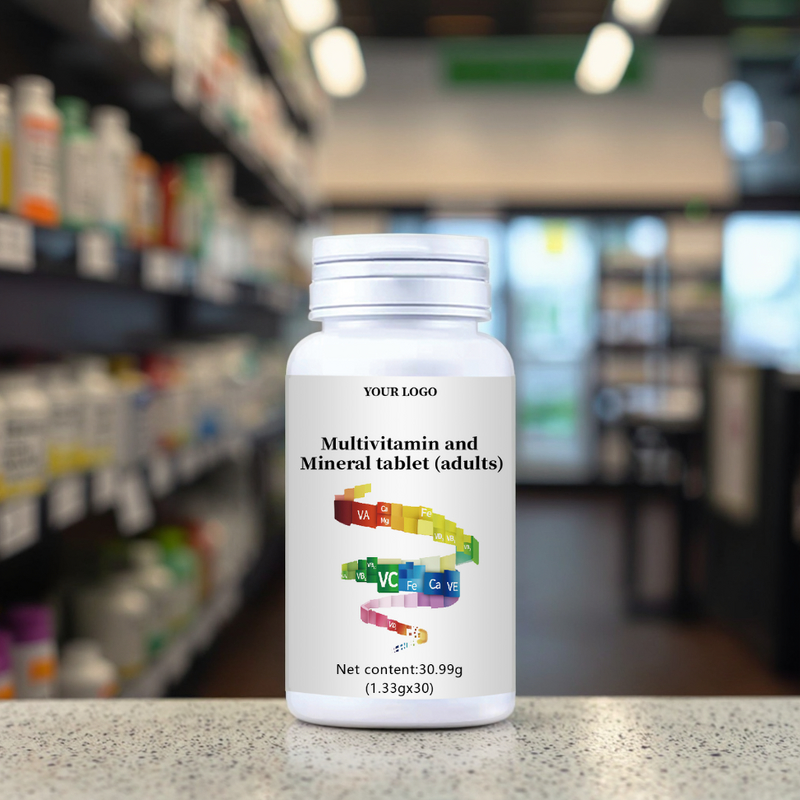 Multivitamin Mineral Tablets Manufacturer - Mature Formula for Adults to Improve Immunity, 2 Tablets Daily